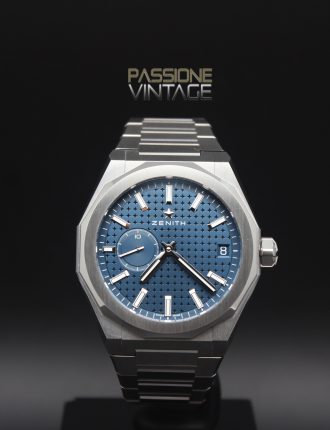 Zenith, Defy, Skyline, automatic, blue dial, Passione Vintage Palermo