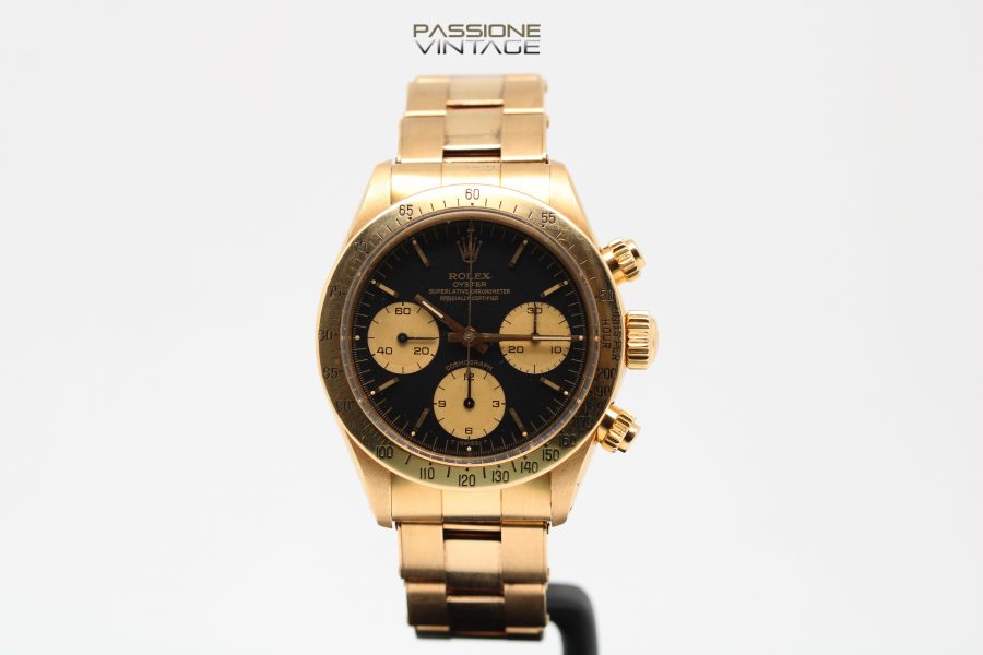 Rolex, Daytona, 6265, vintage, yellow gold, Passione Vintage Palermo