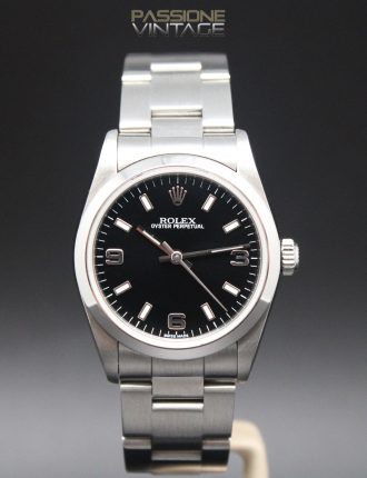 Rolex, Oyster Perpetual, 77080, black dial, 31 mm, Passione Vintage Palermo