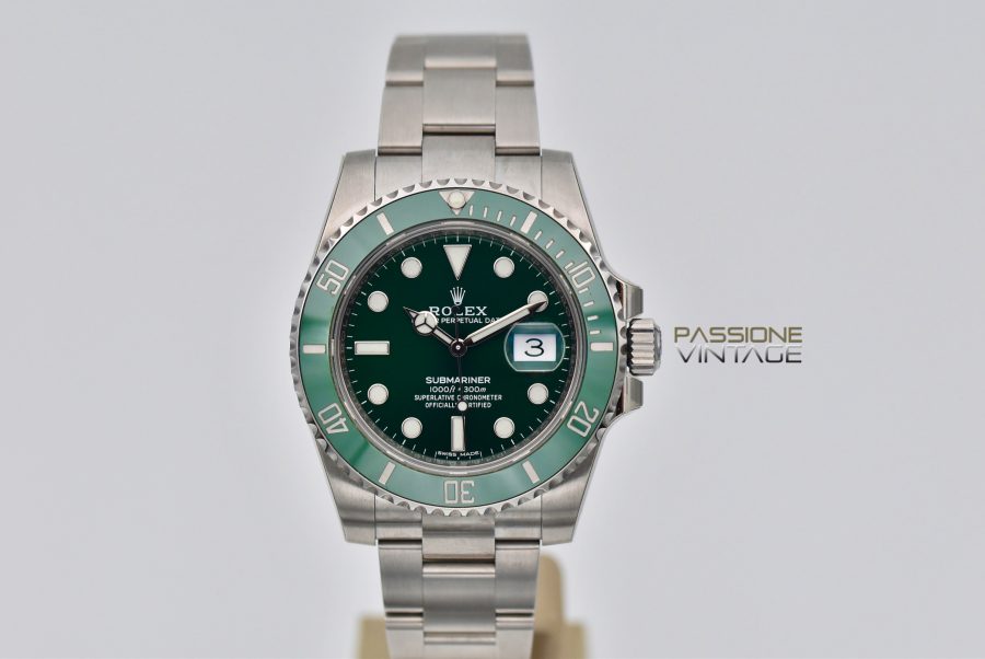 ROLEX, SUBMARINER, HULK, 116610LV, NOS, PASSIONE VINTAGE CATANIA
