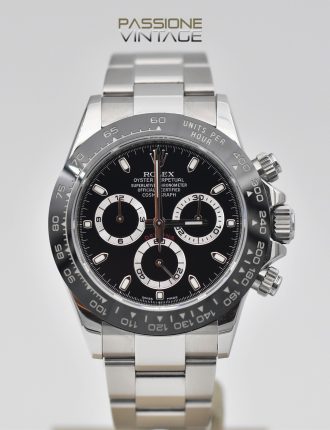 Rolex, Daytona, Cosmograph, 116500LN, full set, 2017, passione vintage catania