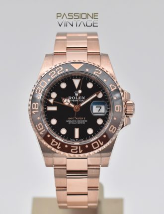 Rolex GMT Master II, gmt, rose gold, 126715chnr, passione vintage catania