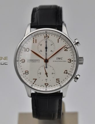 IWC, Portuguese, Chronograph, 371401, full set, Passione Vintage Catania,