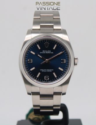 Rolex Oyster Perpetual Blue Dial Ref. 116000