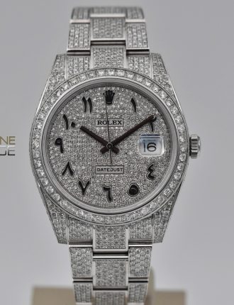Rolex, Datejust, 126300, iced out, passione vintage catania