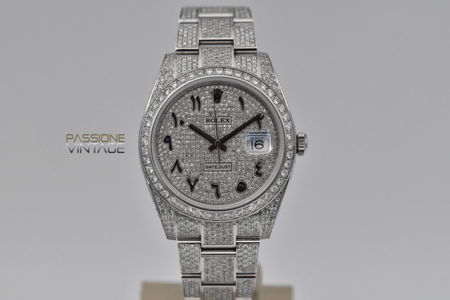 Rolex, Datejust, 126300, iced out, passione vintage catania