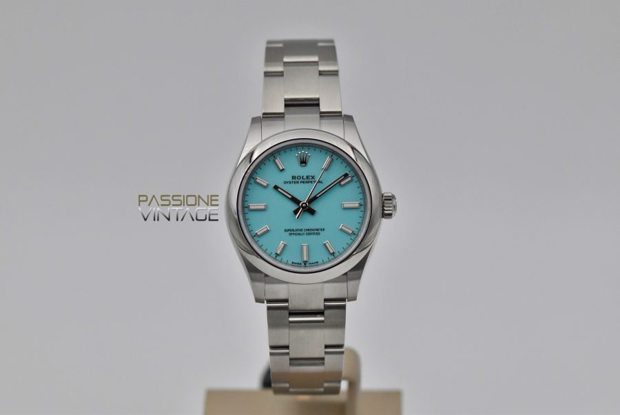 rolex, 277200, tiffany, passione vintage catania, oyster perpetual