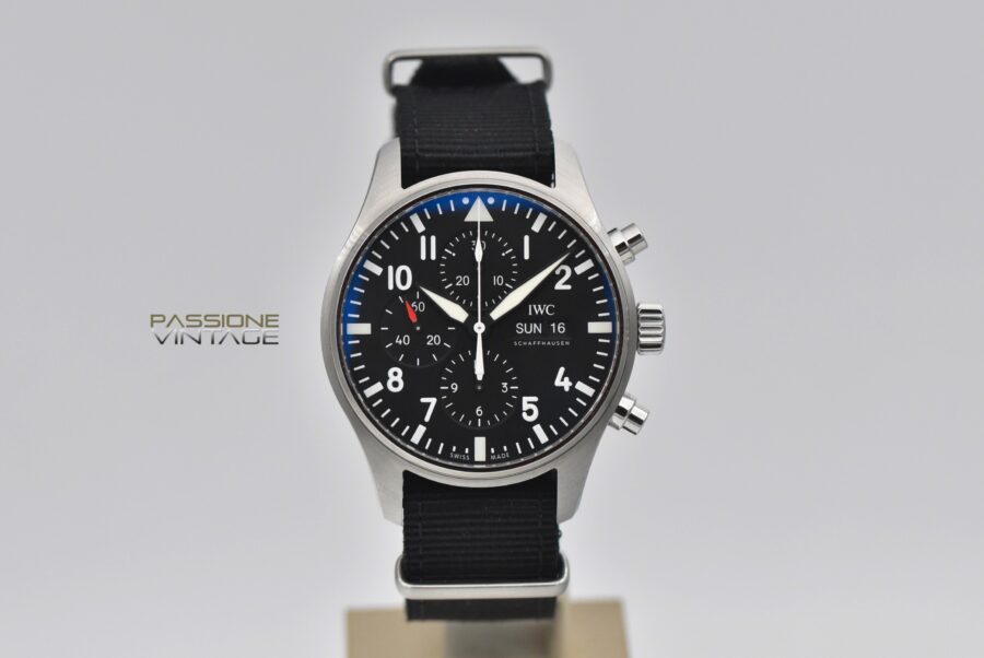 IWC, Pilot, Chronograph, IW377709, Passione Vintage Catania,