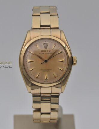 rolex, oyster perpetual, 34 mm, 6084, yellow gold, passione vintage catania