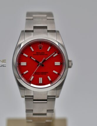 rolex, oyster perpetual 36, 126000, rosso corallo, passione vintage catania